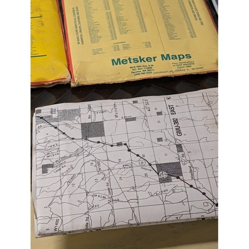 Vintage Washington State Map Lot Metsker's Mason Ferry County San Juan Islands - Picture 10 of 12